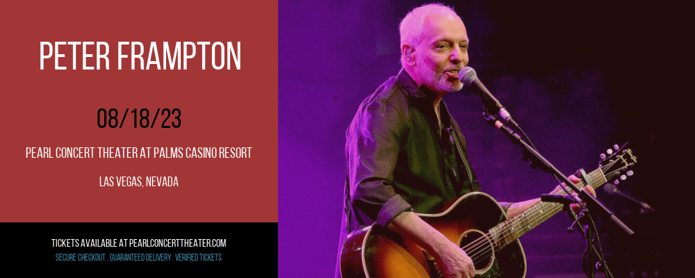 Peter Frampton at Pearl Concert Theater