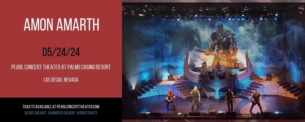 Amon Amarth at Pearl Concert Theater At Palms Casino Resort