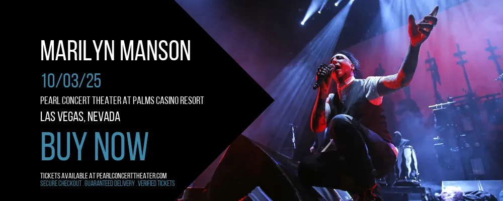 Marilyn Manson at Pearl Concert Theater At Palms Casino Resort