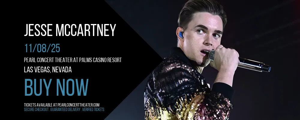 Jesse McCartney at Pearl Concert Theater At Palms Casino Resort