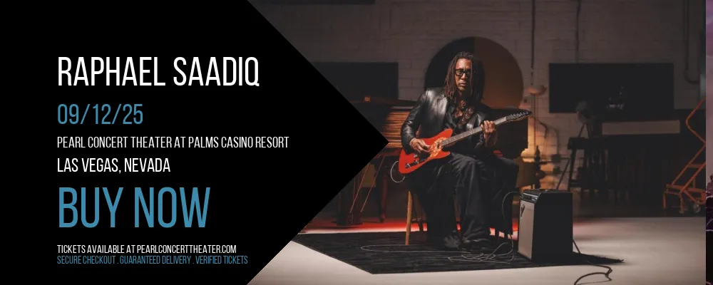 Raphael Saadiq at Pearl Concert Theater At Palms Casino Resort