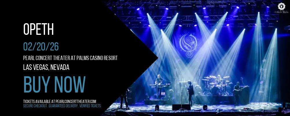 Opeth at Pearl Concert Theater At Palms Casino Resort